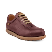 Camper Wine Red Flat Shoes Womens - Pelotas Online Ireland | RKAXV5193